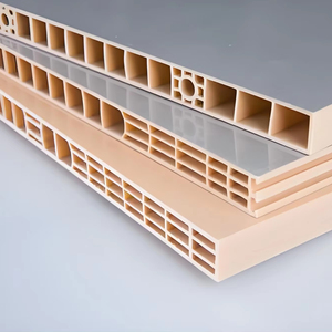Ligne d'extrusion bivis co-rotatifs coniques à haut rendement 180-250 kg/<span class=keywords><strong>h</strong></span> pour <span class=keywords><strong>profil</strong></span>és et plaques en <span class=keywords><strong>PVC</strong></span>/WPC pour cuisine - Product Image 1