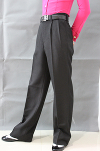Traje de baile latino de salón para hombre, camisa y pantalones de entrenamiento elásticos transpirables para fiesta de actuación de <span class=keywords><strong>Salsa</strong></span> - Product Image 5