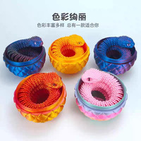 Nouveauté Serpent Dragon Articulé Imprimé en 3D en Plastique, Jouet Anti-Stress Décompression, Effet Nacré, Sculpture Flexible pour Bureau