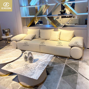 Italy Modern Cloth Senior Luxury Sofa High-quality Living Room <strong>Furniture</strong> Leisure Sofa Set Velvet Sofa Set <strong>Furniture</strong> - Product Image 2