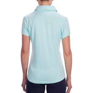 POLO d'équitation pour femmes, vêtement à manches courtes, vert mer, offre spéciale - Product Image 4