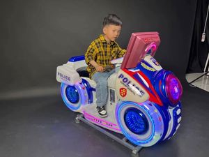 Machine de jeu d'équitation pour enfants, simulateur de moto musicale à bascule Xiaotongyao personnalisé et économique - Product Image 6