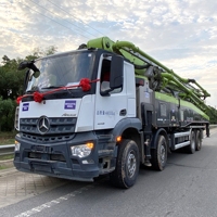 Camion pompe à béton Mercedes 8x4 Arocs 4143 ZOOMLION 63X-7RZ en bon état, moins d'entretien, portée de 63 mètres, ZLJ5441THB