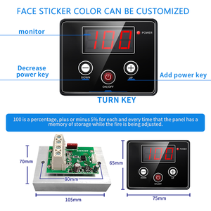 Régulateur de tension SCR variateur <span class=keywords><strong>10000W</strong></span> 220V <span class=keywords><strong>AC</strong></span> régulation de puissance moteur électrique régulateur de vitesse Thermostat pour petits moteurs - Product Image 5