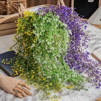 Guirlande de fausses plantes en plastique, fausse fougère, verdure artificielle pour plafond, herbe artificielle murale, plantes suspendues pour Thanksgiving et Noël
