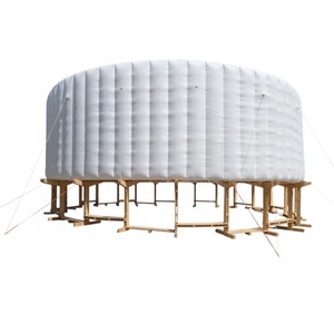 Estructura Inflable Luminosa en Forma de Anillo |   Carpa Inflable con Iluminación LED para Cine Nocturno, Fiestas y Decoración de Bodas - Product Image 5