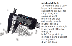 8mm 9mm 10mm palle di argilla in acciaio inox per caccia all'aperto accessori per fionda - Product Image 3