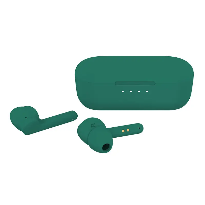 Grosir Earbud Dasar Mini Stereo Terbaik, Headset Dasar Nirkabel Kontrol Sentuh TWS untuk Ponsel Pintar iPhone Android