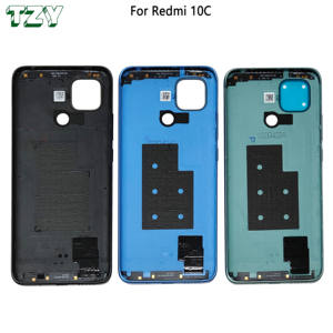 Coperchio posteriore della batteria porta posteriore in vetro posteriore custodia di ricambio per <span class=keywords><strong>Xiaomi</strong></span> <span class=keywords><strong>Redmi</strong></span> <span class=keywords><strong>10C</strong></span> custodia posteriore della batteria - Product Image 5