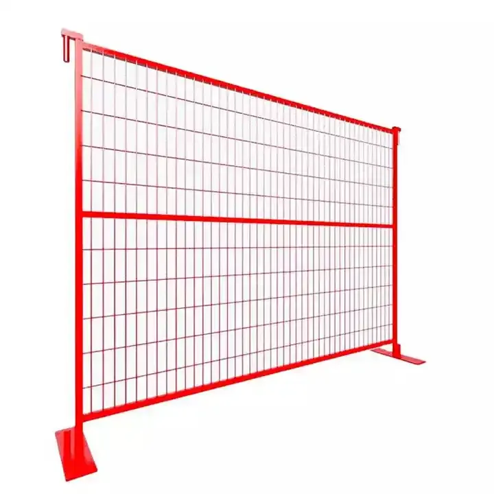 Hot selling 6feet*10feet Canada type temporary fence galvanized powder coating welded wire mesh fence