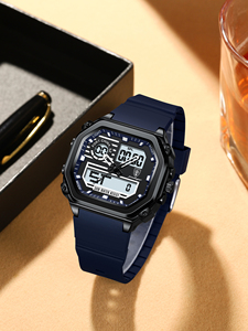 <span class=keywords><strong>Poedagar</strong></span> 993 hommes mode Silicone Reloj Hombre Lujo numérique analogique montres pour hommes <span class=keywords><strong>montre</strong></span>-bracelet étanche Quartz <span class=keywords><strong>montre</strong></span> carrée - Product Image 6