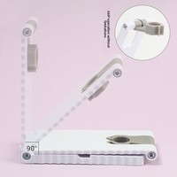 Lampe à ongles semi-permanente professionnelle UV LED rechargeable par USB-C, 3W, double longueur d'onde, avec support pliable, pour salon et usage domestique, DIY