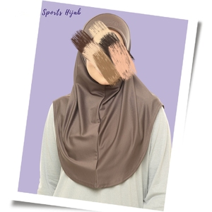 Khăn trùm đầu thể thao Hồi giáo giản dị Willson, thiết kế tùy chỉnh LOGO, chất liệu nylon polyester pha spandex, nhẹ, che kín đầu, mũ trùm đầu khi vận động, kiểu kín đáo. - Product Image 1