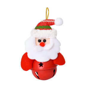Muñeco colgante de árbol de Navidad hecho a mano de alta calidad, adorno de campana de muñeco de nieve para hombre viejo, decoración navideña con muñeco de campana - Product Image 5