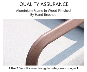 Brighthome, nuevo sofá individual y juego de mesa auxiliar, juego de sofá de jardín impermeable para exteriores, muebles de exterior modernos de lujo para jardín - Product Image 4