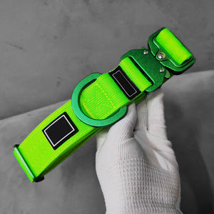 Collar de perro táctico con hebilla de aluminio ligera Forro de neopreno suave Patrón de impresión Diseño personalizable - Product Image 1