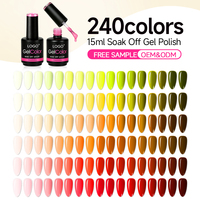 Vernis Gel Couleur Soak-Off en Gros OEM, Produits de Nail Art en Gel à Marque Privée Personnalisée, Vernis à Ongles en Gel Certifié CPNP et MSDS