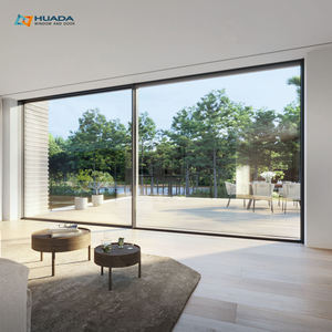 Puertas Panorámicas Grandes de Aluminio, Puertas Elevables y Corredizas, Puertas Corredizas de Vidrio Templado con Triple Acristalamiento para Viviendas - Product Image 1