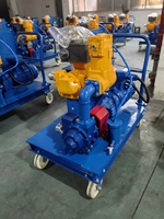 Ensemble de pompe à carburant portable avec moteur électrique et débitmètre volumétrique