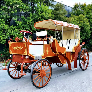 High Quality ZOWN Electric Sightseeing Carriage 4 Wheel Battery Powered <b>Buggy</b> 2 Year Warranty for Wedding Tourist Transportation - Product Image 1