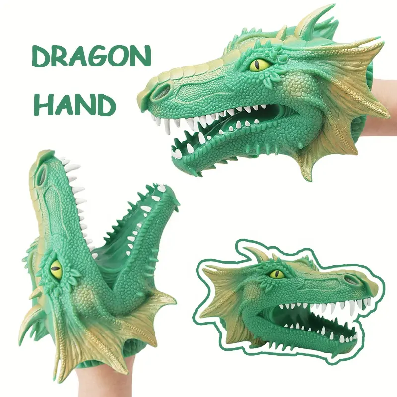 2011 नई डिजाइन बच्चों के खिलौने के लिए ड्रैगन हाथ कठपुतली पेशेवर निर्यात निर्माता ऑफ़लाइन सुपरमार्केट ड्रैगन हाथ कठपुतलियों