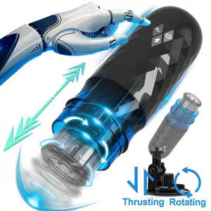 USB wiederauf ladbare Hände frei rotierende Schub kolben elektrische <span class=keywords><strong>Auto</strong></span> männlich Handjob Masturbation Cup für Männer Stroker Sexspielzeug - Product Image 1