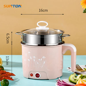 SUNTON factory wholesale kitchen dormitory <b>instant</b> noodle mini non-stick multipurpose electric cooking <b>pot</b> - Product Image 6