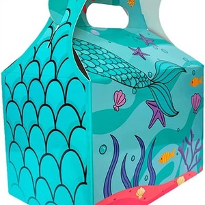 Boîte cadeau en papier irrégulier imprimée en quatre couleurs, personnalisable selon les besoins - Product Image 2