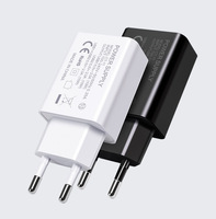 Cargador de Pared USB Portátil de 10W con Doble Puerto y Carga Rápida, 5V 2A, Adaptador de Corriente Universal de Viaje, Compatible con Cámaras y Auriculares, Diseño Ignífugo