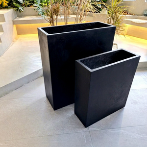 <b>Square</b> Concrete Planters Minimalist Design Indoor Flower <b>Pots</b> Set for Home Decor - Product Image 1
