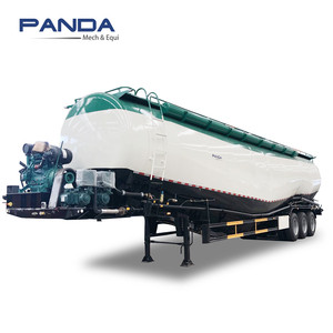 Tanque de cemento en forma de V, capacidad de 100 cbm, 120 toneladas, a granel, para camión semiremolque, a la venta - Product Image 1