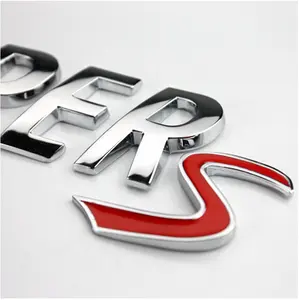 Cho Mini Cooper S F54 F55 F56 F60 R55 R56 R60 Tất Cả Các Dòng Một JCW ABS Chrome Xe Trở Lại Biểu Tượng Huy Hiệu Logo Sticker Bìa Phụ Kiện