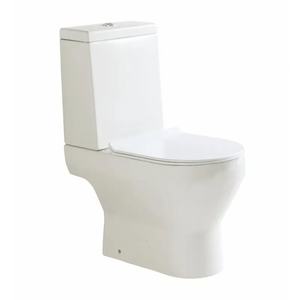 Para baños Inodoro de dos piezas de cerámica blanca barata Venta directa de fábrica original - Product Image 1