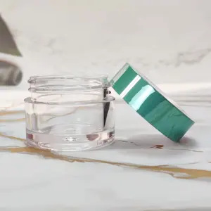 Jinlan individualisierte meistverkaufte Google-Flaschen für flüssige Grundlagen 15 ml Durchsichtige luftfreie Oberfläche Hautpflege-Creme Glasbox