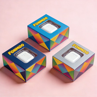 Boîte personnalisée en papier d'art blanc ivoire carré avec logo, faite à la main, imprimée à l'or, pour bougies, portefeuilles et emballages d'électronique grand public