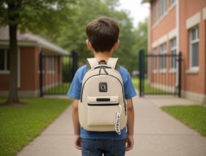 Zaino per bambini da 14 pollici, leggero, con chiusura a cerniera, per uso scolastico, materiale in poliestere unisex - Product Image 2