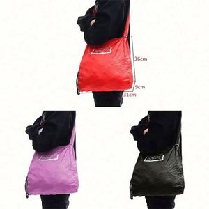 New Design Custom Eco Friendly Reusable Washable Roll <b>up</b> Polyester Foldable <b>Shopping</b> <b>Bag</b> - Product Image 3