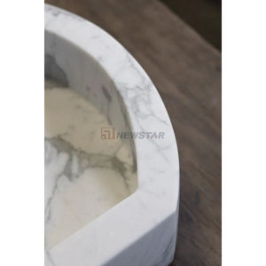 Newstar Moderne Calacatta Marbre Creative Lavabo <span class=keywords><strong>Petit</strong></span> <span class=keywords><strong>Meuble</strong></span> Mural Balcon <span class=keywords><strong>Salle</strong></span> <span class=keywords><strong>De</strong></span> Bains avec Logo Personnalisé - Product Image 2