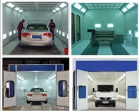 Structure de chauffage professionnelle pour cabine de peinture à brûleur diesel pour la peinture automobile quotidienne
