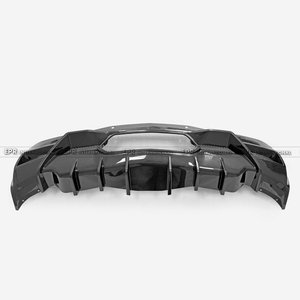 Diffuseur arrière léger de style P compatible avec Chevrolet Corvette C8 à partir de 2020, diffuseur sous le pare-chocs arrière OEM, accessoire extérieur - Product Image 5