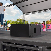 Haut-parleur double 10 pouces pour l'extérieur Line Array Enceintes de scène de concert Enceintes passives pour conférences et bars