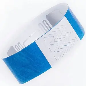 Fashion Popular Identification Medical Hospital Patient Bracelets Wrist Bands Customised Paper Event Disposable Wristband