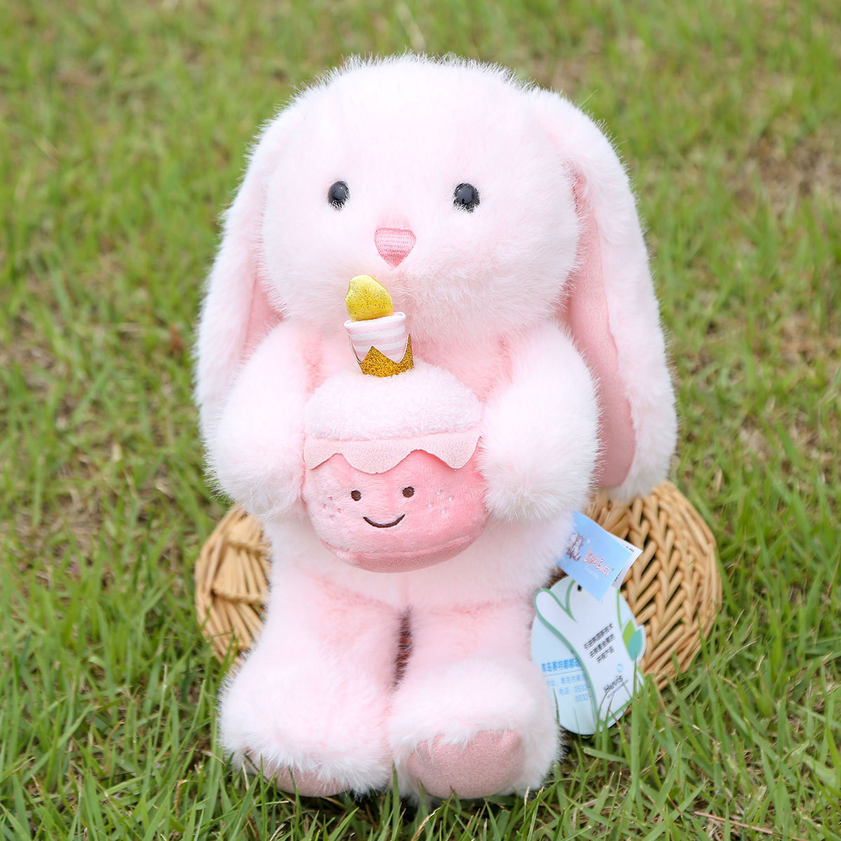 Amy estilo de pastel de conejo-rosa