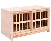 Cage à pigeons pliable en bois de pin de haute qualité, durable, écologique, respirante, pour l'extérieur, facile à assembler