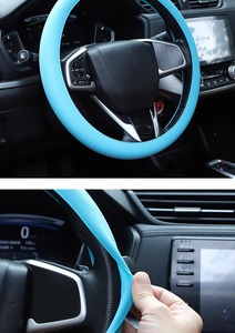 Funda Universal para <span class=keywords><strong>Volante</strong></span> de Coche con Estampado de Leopardo, Funda de Felpa Antideslizante para <span class=keywords><strong>Volante</strong></span> de Vehículo - Product Image 2