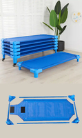 Lit d'enfant empilable en plastique, idéal pour la sieste, pour les enfants de plus de 3 ans, modèle QL-106-3 – Vente chaude personnalisable en usine