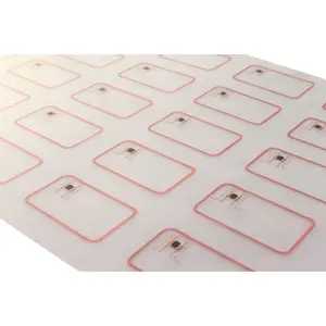 Harga pabrik Guangzhou MIFARE PLUS S 2K 4Byte RFID Inlay Prelam