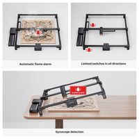 Hot Sale Atoms tack A70 X70 MAX 78w/35w Tragbare 3d Diy 850*800mm Laser gravur maschine Schneiden für Metall Glass chmuck Kristall
