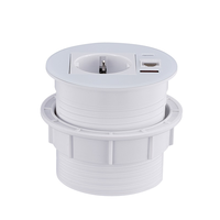 Prise murale encastrée avec USB Type-C pour bureau, charge rapide PD 65W, échantillon OEM, commande en gros
