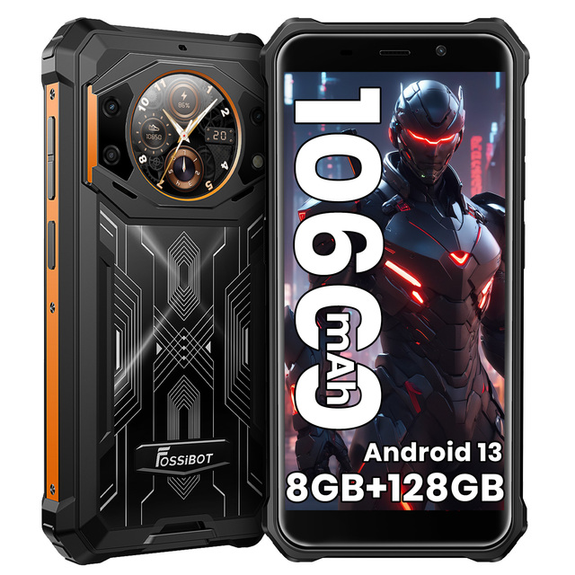Fossibot Fashion Design Smartphone F101 Pro Durable Flagship Model 5.45" 8GB+128GB 10600mAh Battery Shockproof Gaming IP68
